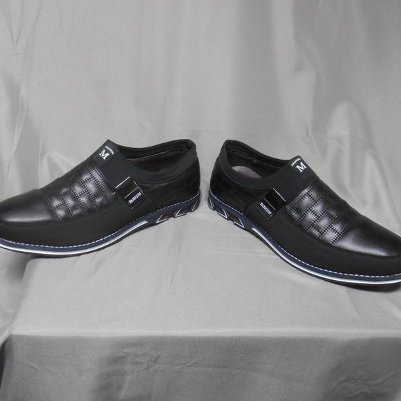 NIB Cosidram black casual sneakers loafers mens 10 - Picture 3 of 6